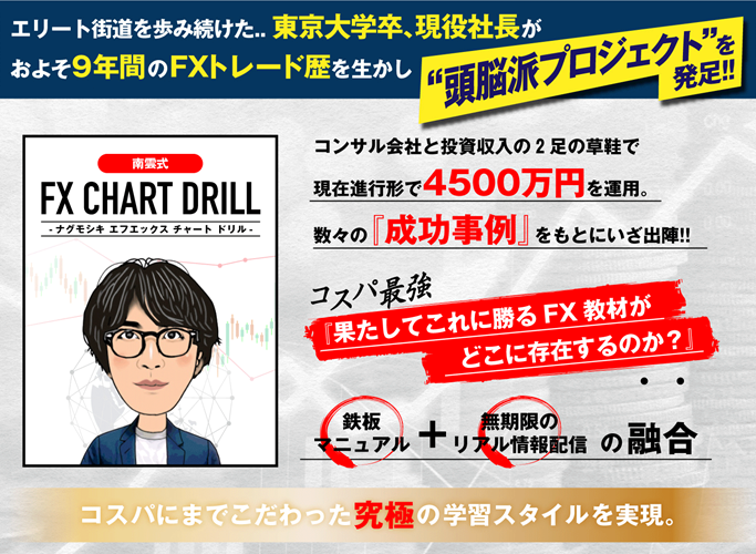 南雲恵 南雲式FXチャートドリル レビュー 稼げるの? 評価