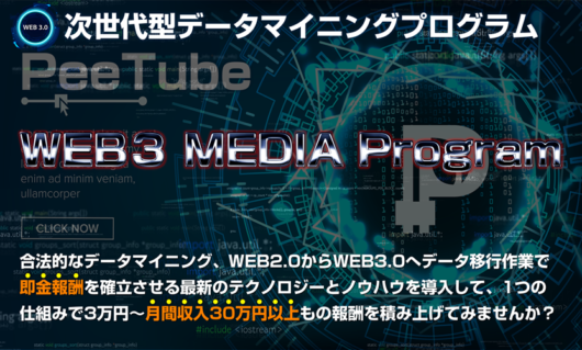 WMP WEB3.0メディアプログラム