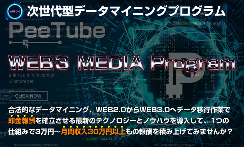 コピペで収益無限大!WEB3.0で夢の不労所得を実現する WMP(WEB3.0メディアプログラム) 山田慎太郎 アドモール